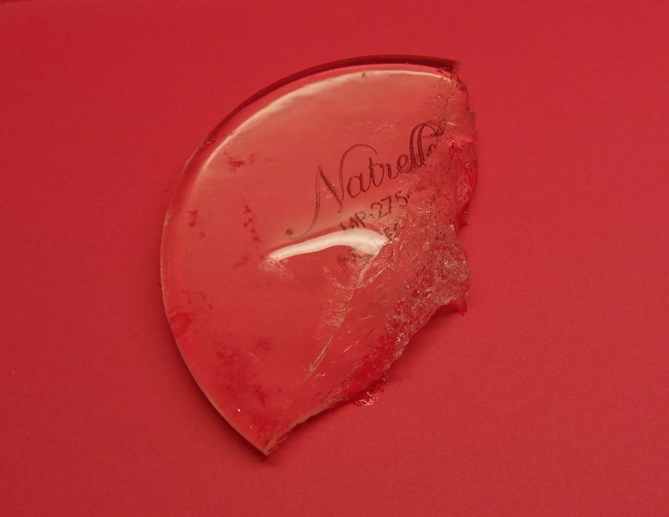 Implant mammaire coupé en deux